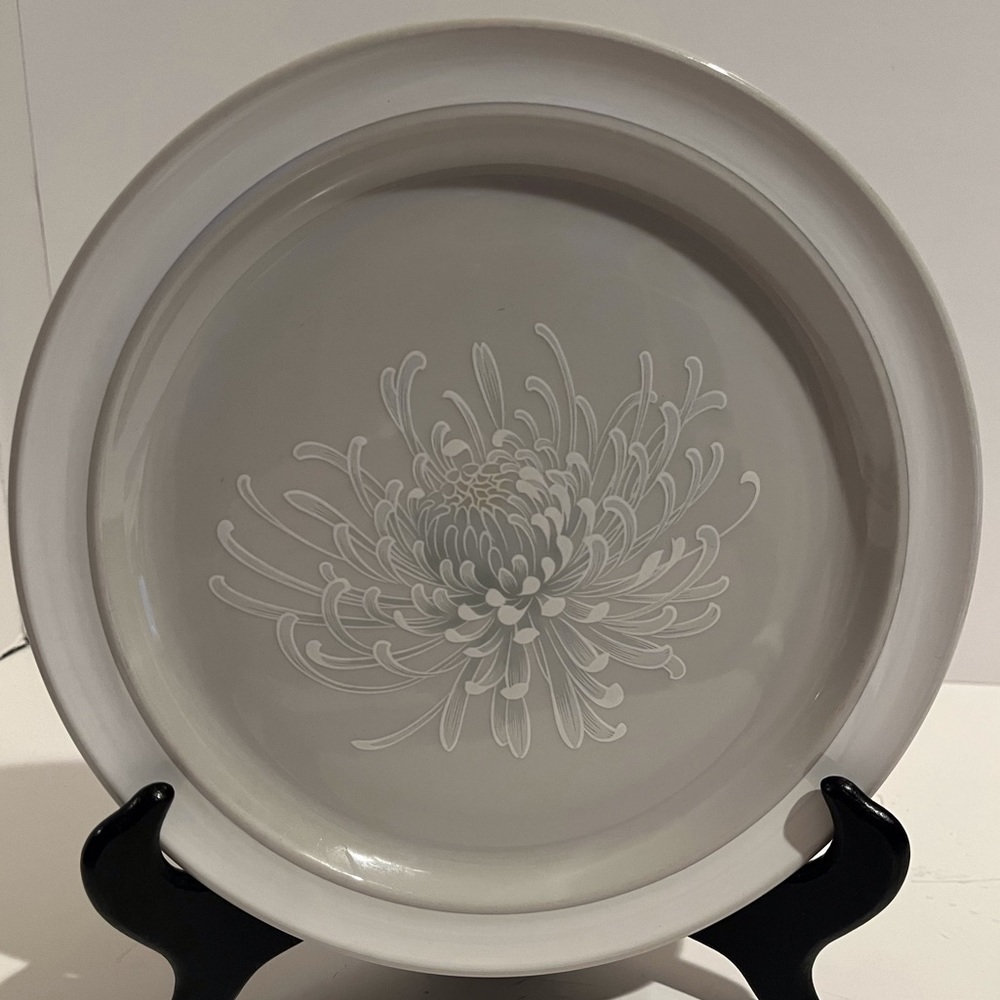 Vintage Noritakke Stoneware ‘Fantasia’ Set of 4 Salad/Desert Plates